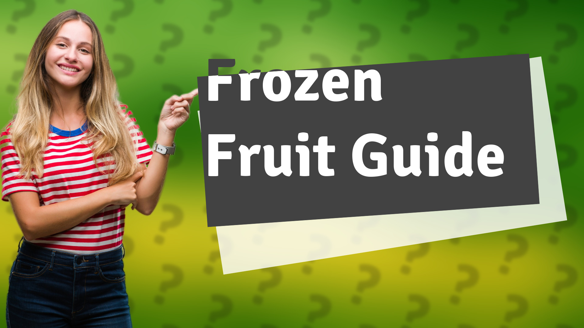 Frozen Fruit Guide