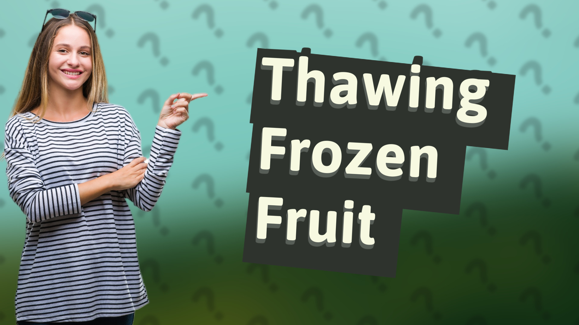 Thawing Frozen Fruit