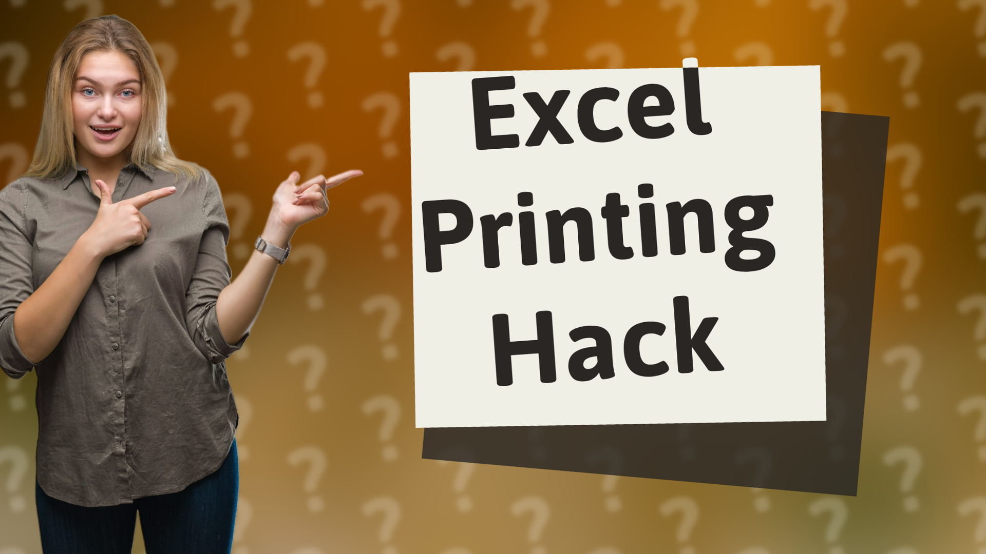 Excel Printing Hack