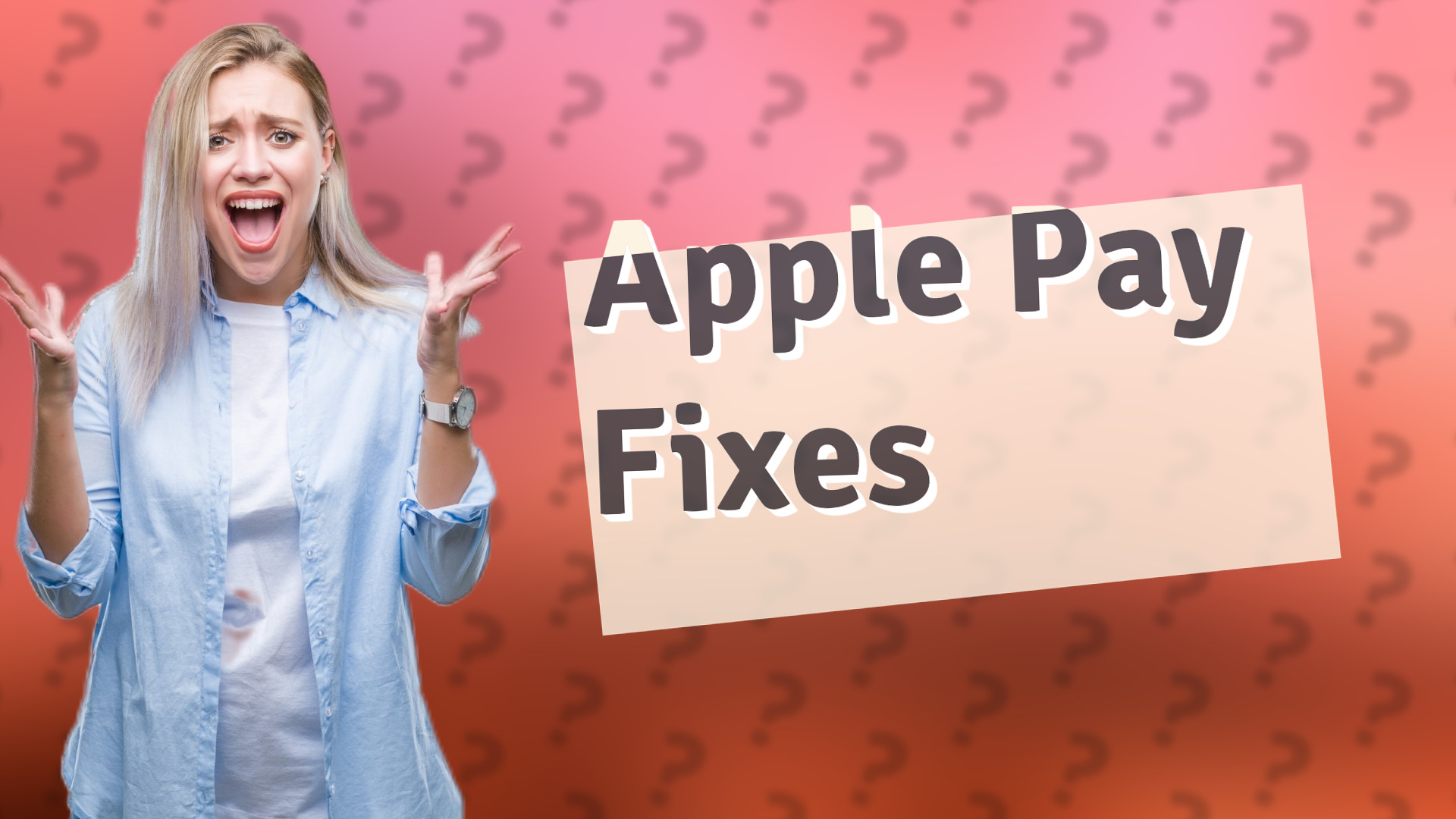 Apple Pay Fixes