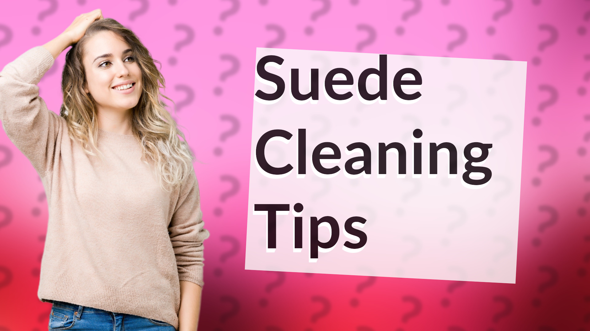Suede Cleaning Tips