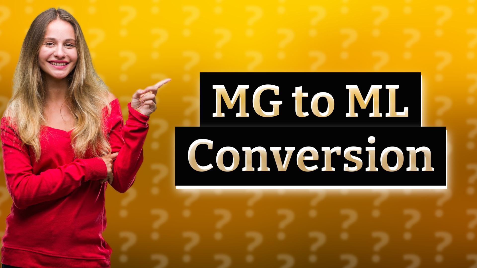 MG to ML Conversion