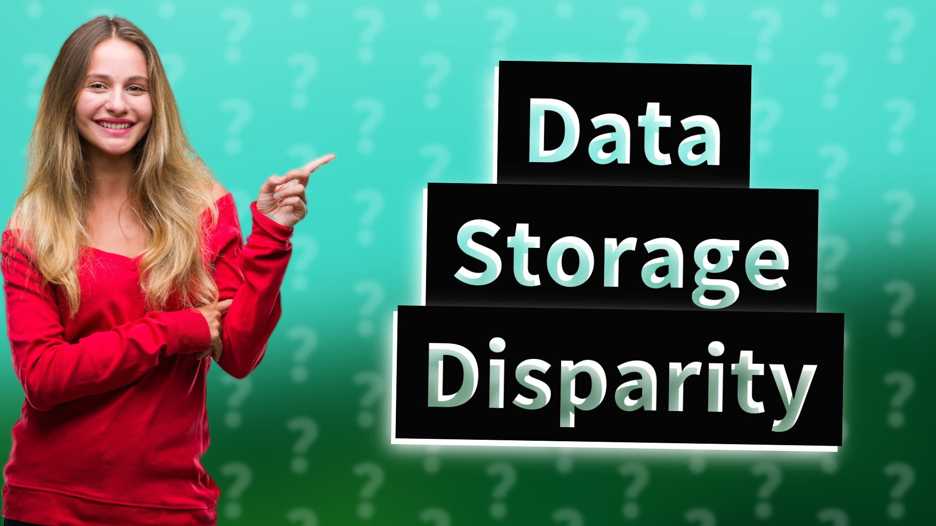 Data Storage Disparity