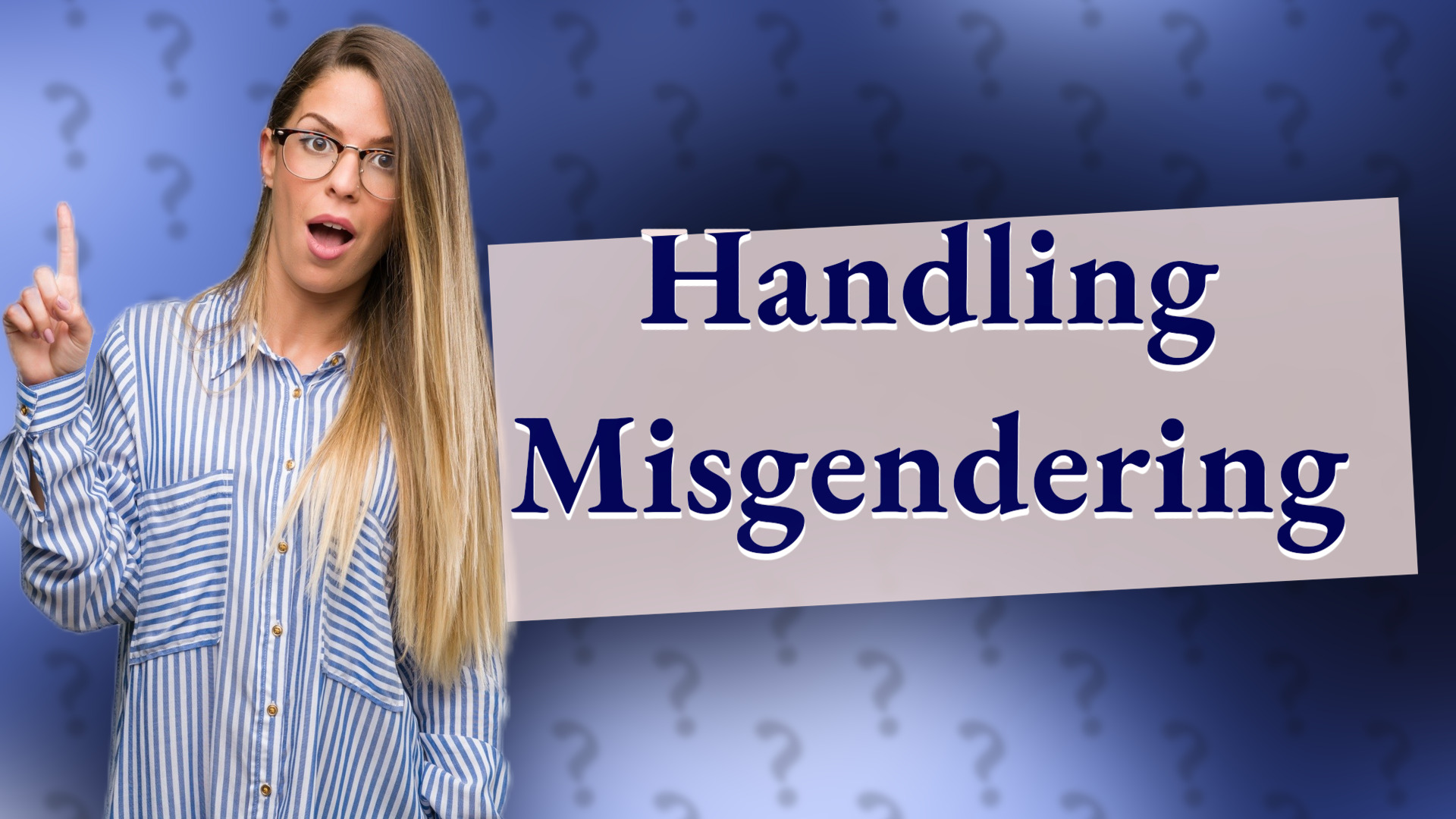 Handling Misgendering