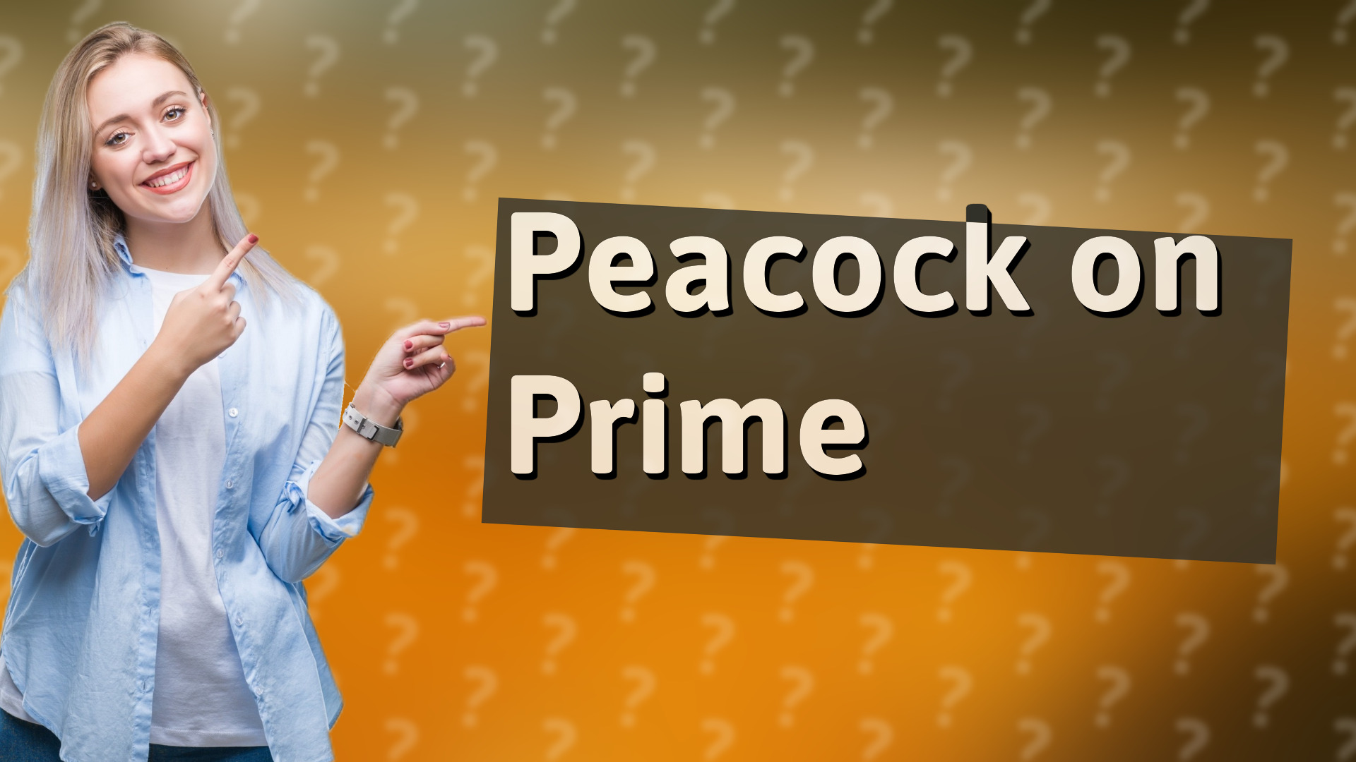 Peacock on Prime