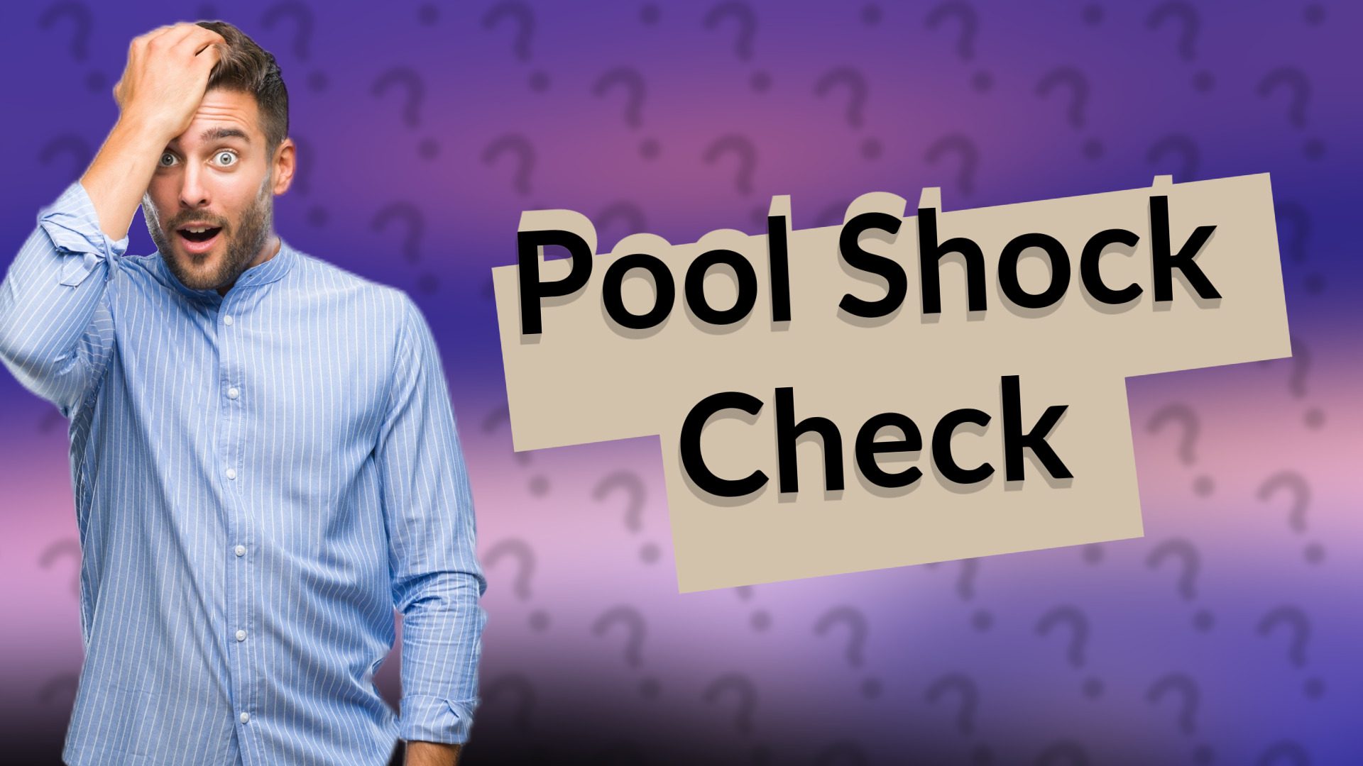 Pool Shock Check