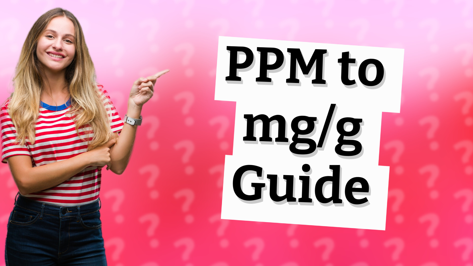 PPM to mg/g Guide