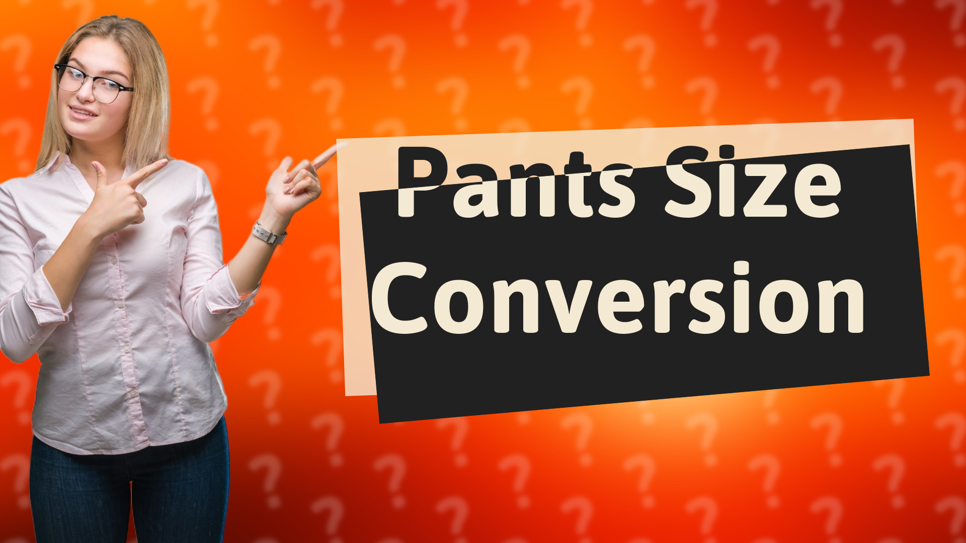 Pants Size Conversion
