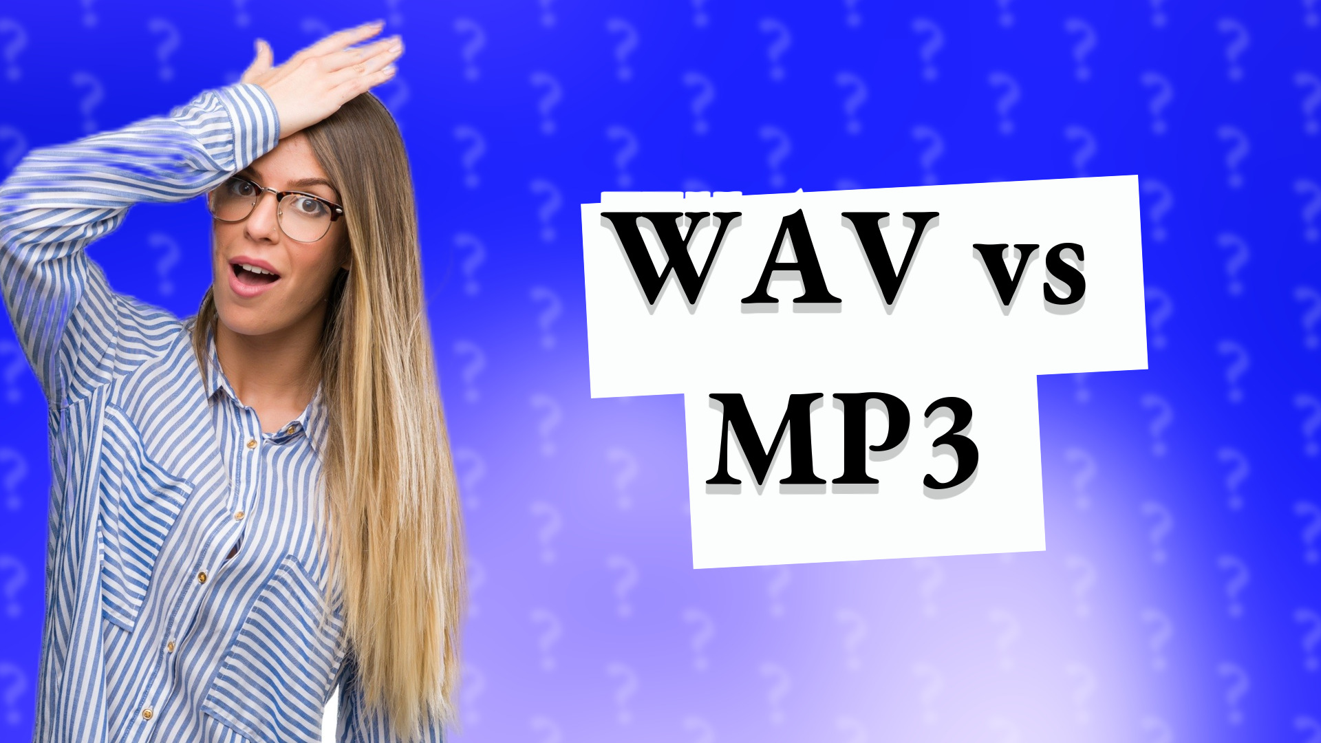 WAV vs MP3