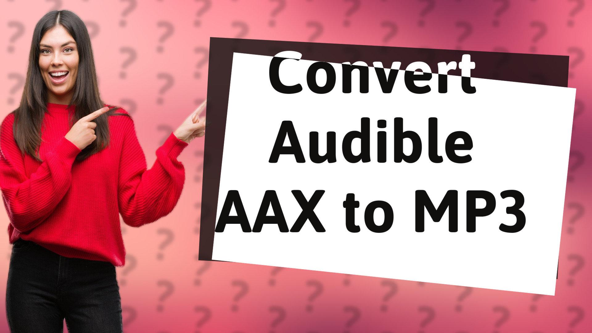 Convert Audible AAX to MP3