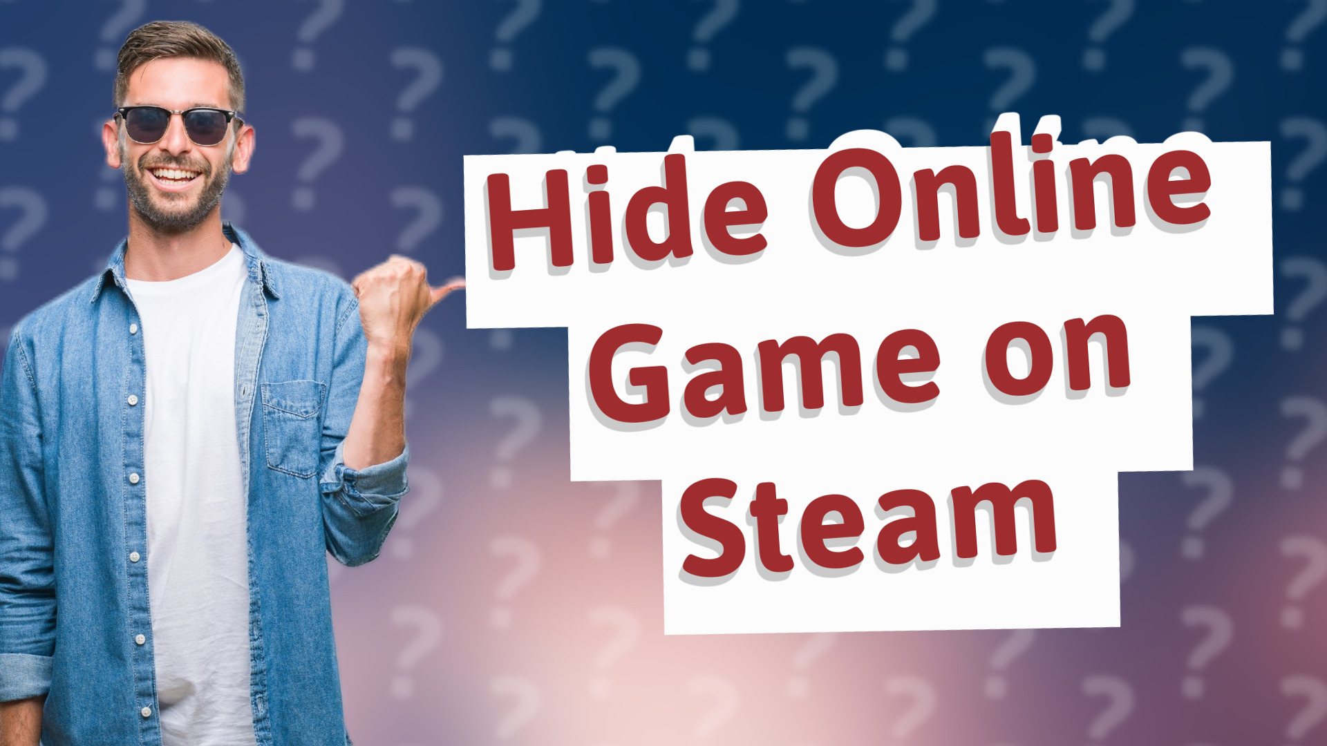 Hide Online Game on Steam