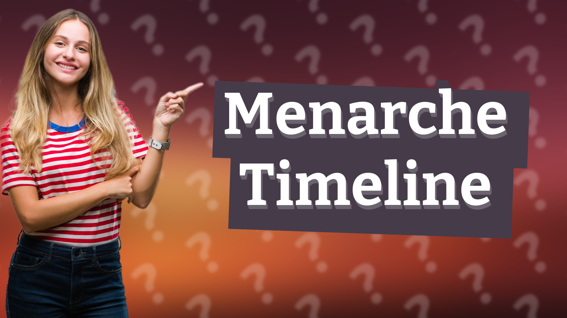 Menarche Timeline