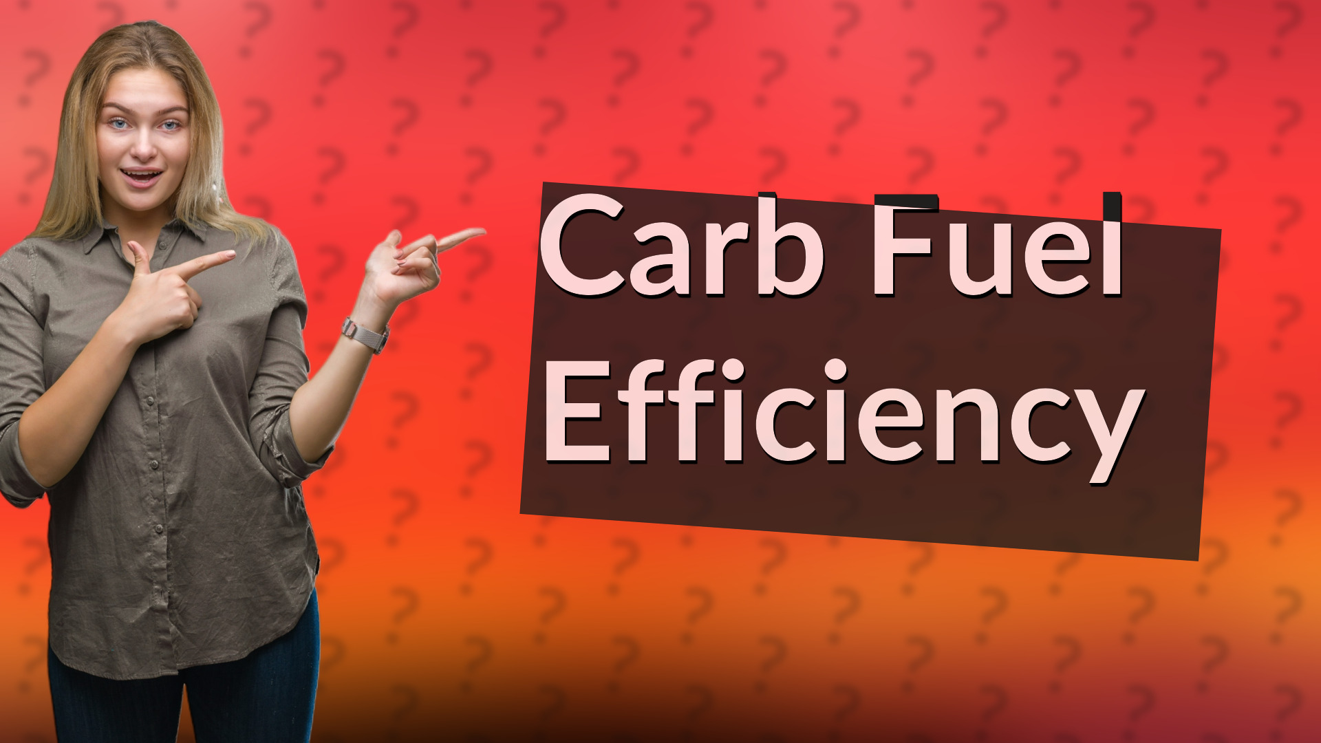 Carb Fuel Efficiency