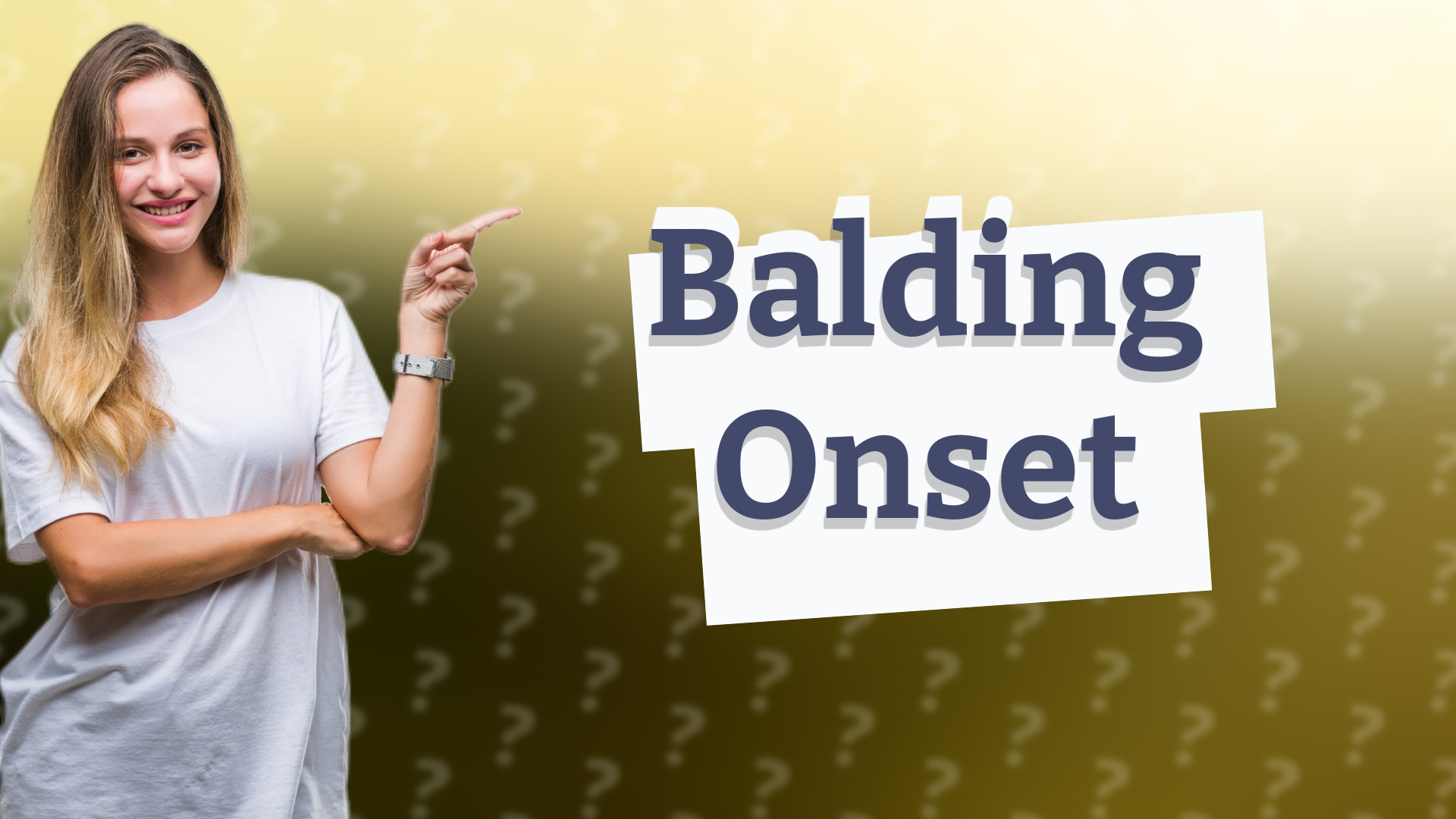 Balding Onset