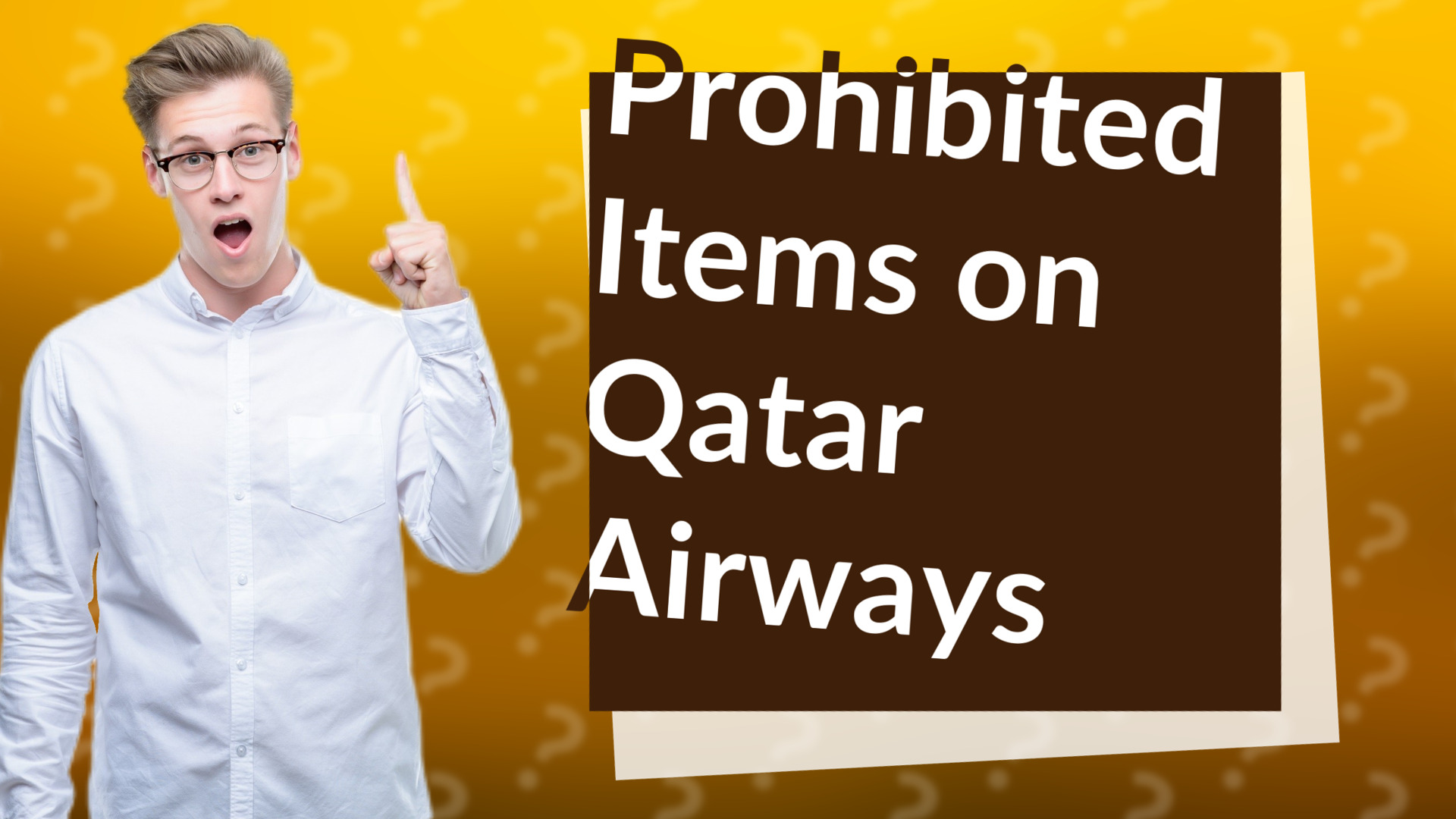 Prohibited Items on Qatar Airways