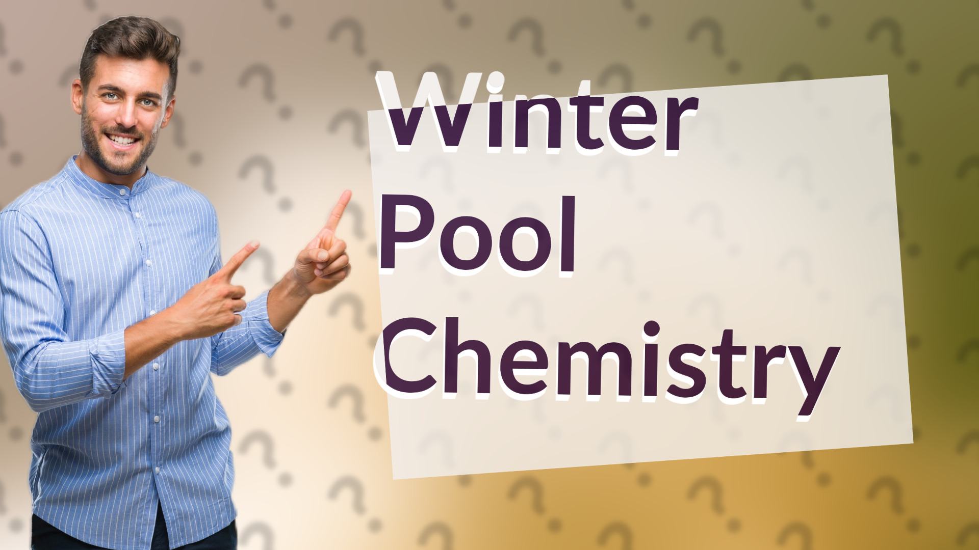 Winter Pool Chemistry