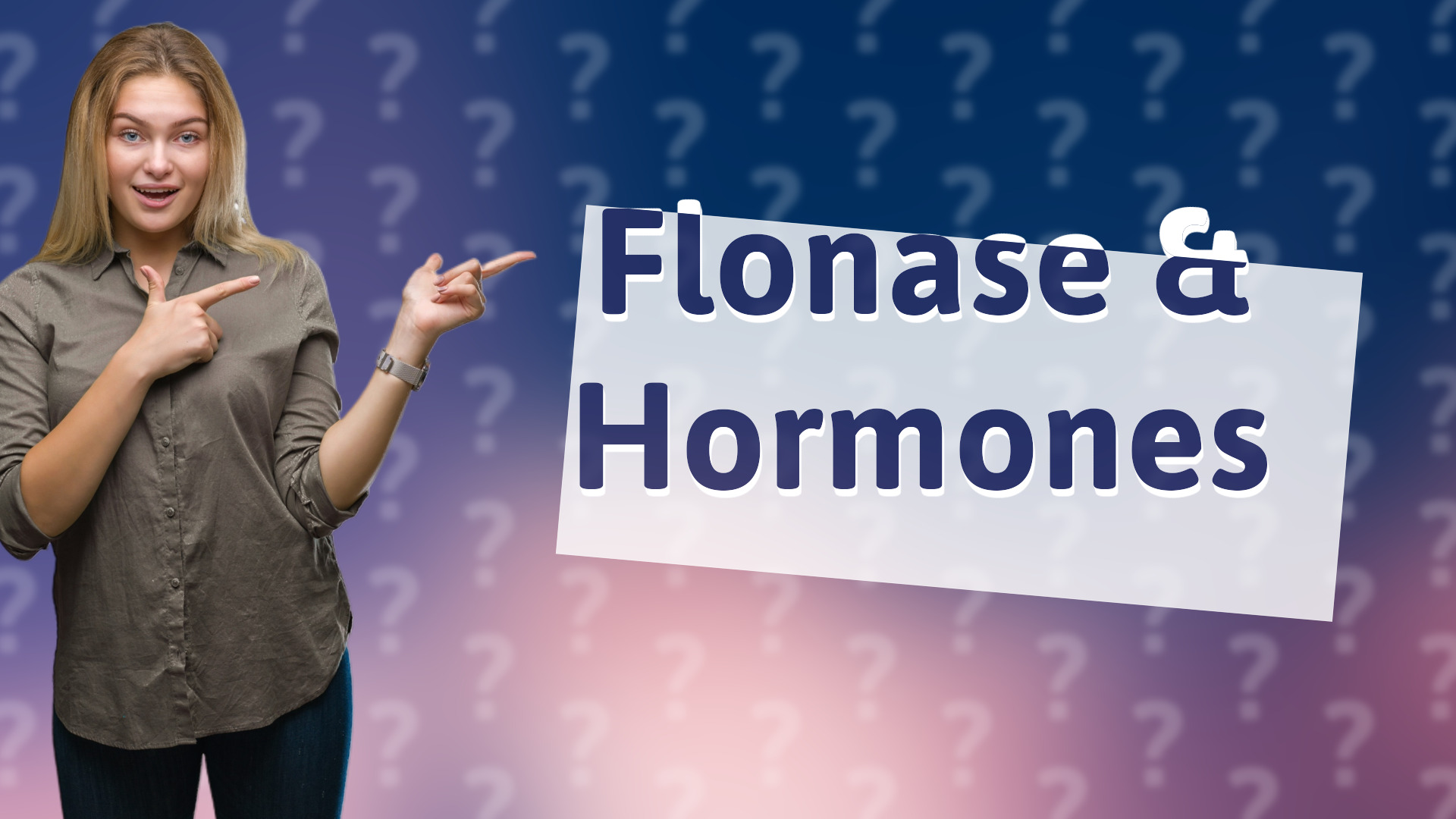 Flonase & Hormones