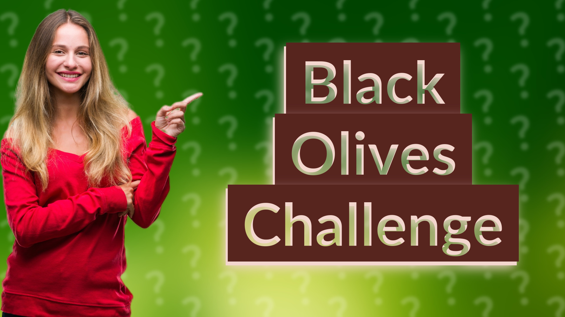 Black Olives Challenge