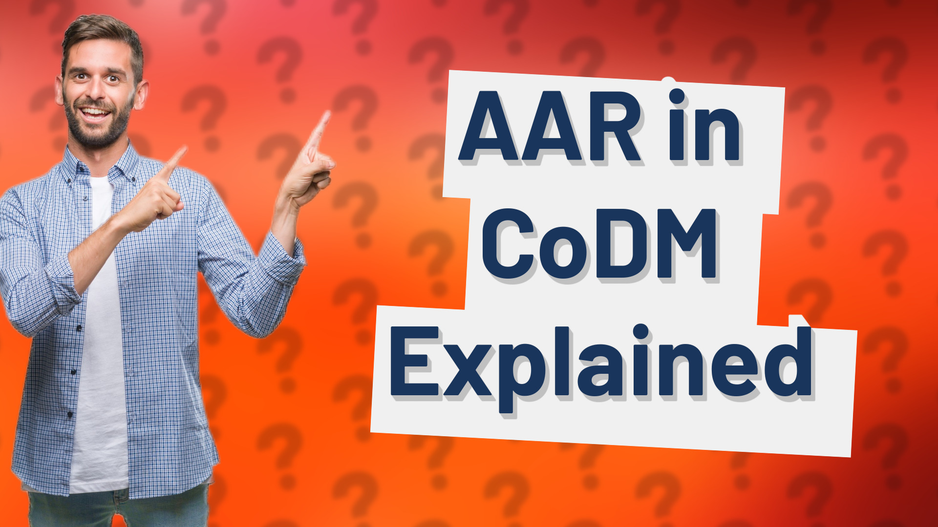 AAR in CoDM Explained