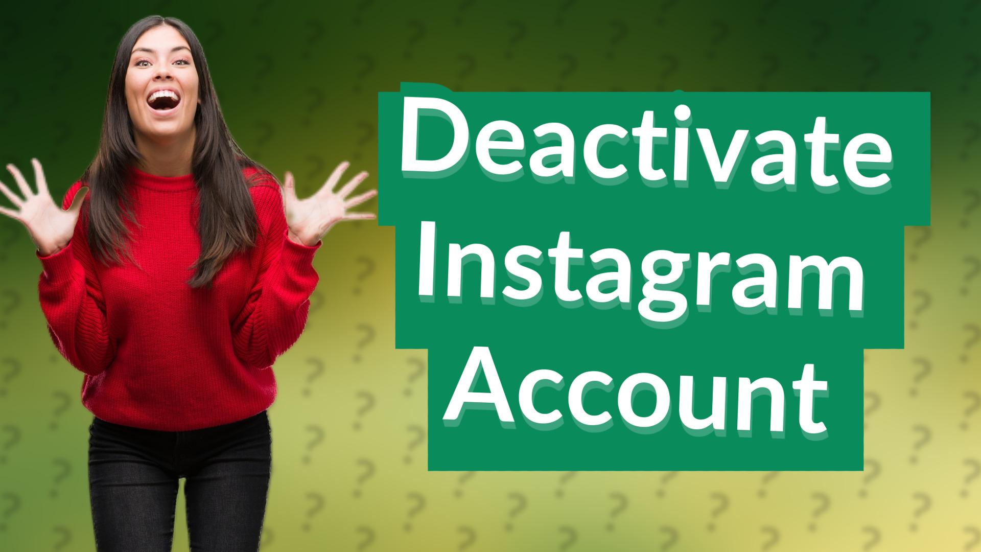 Deactivate Instagram Account