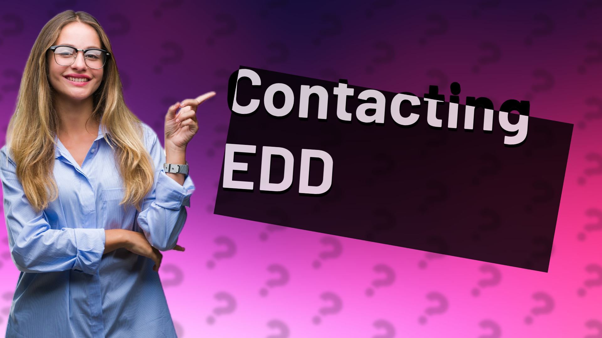 Contacting EDD