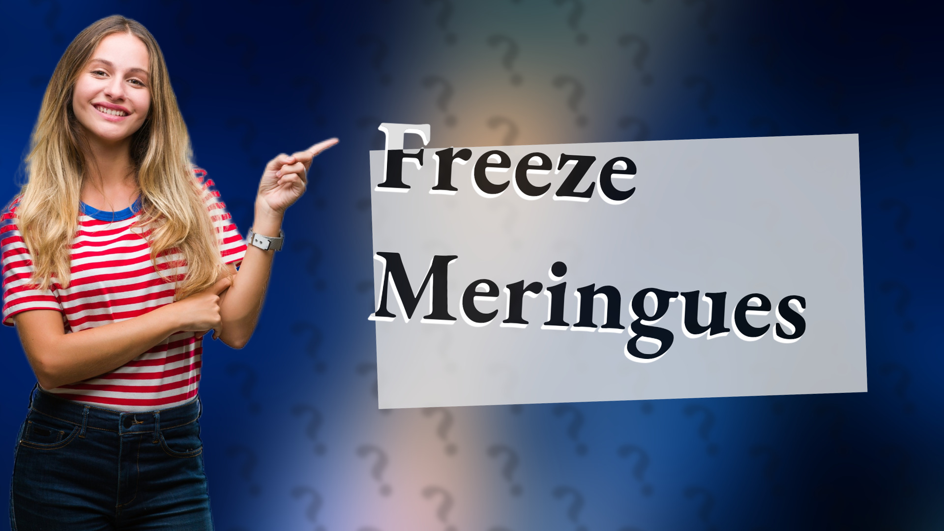 Freeze Meringues