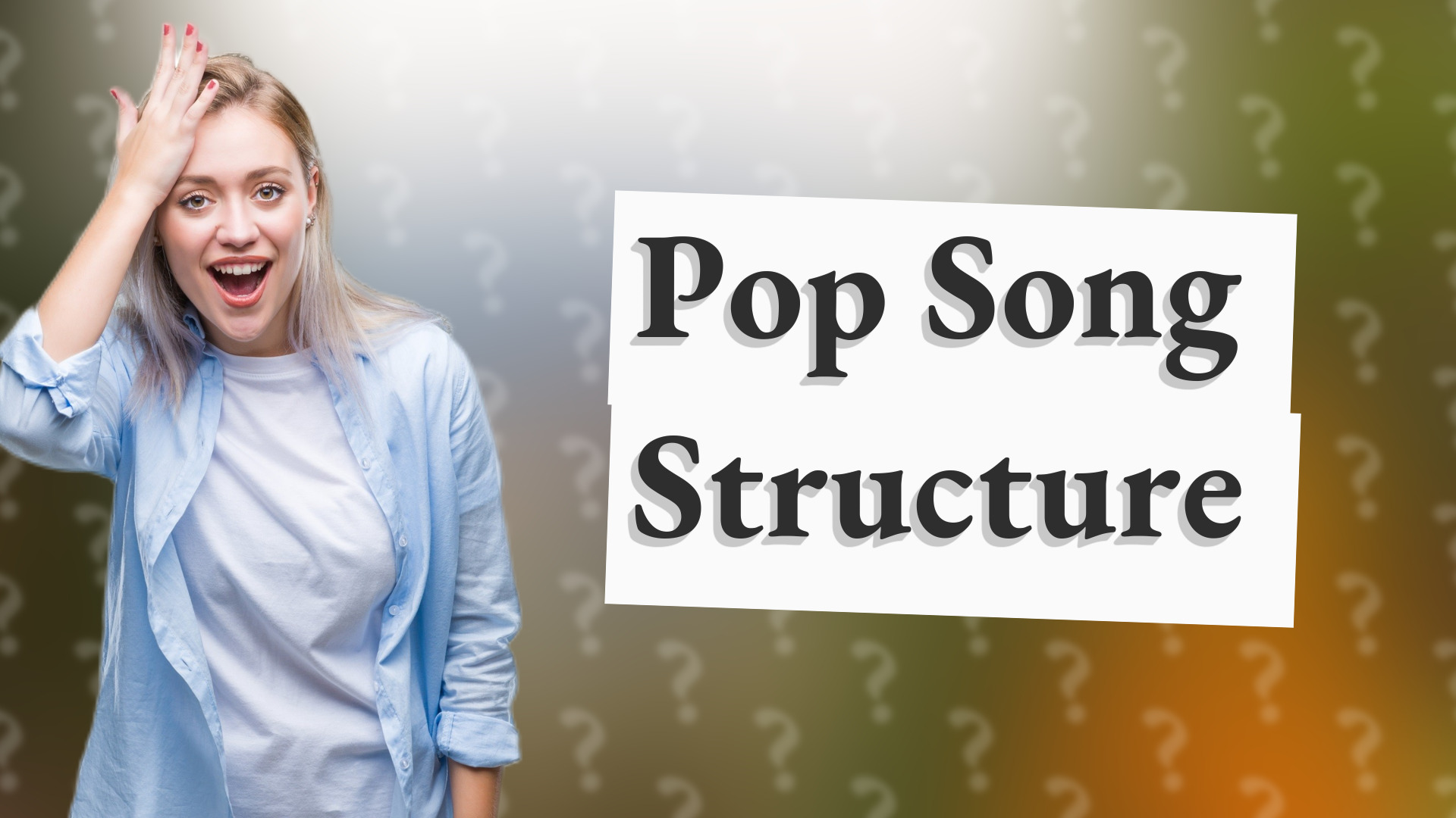 Pop Song Structure