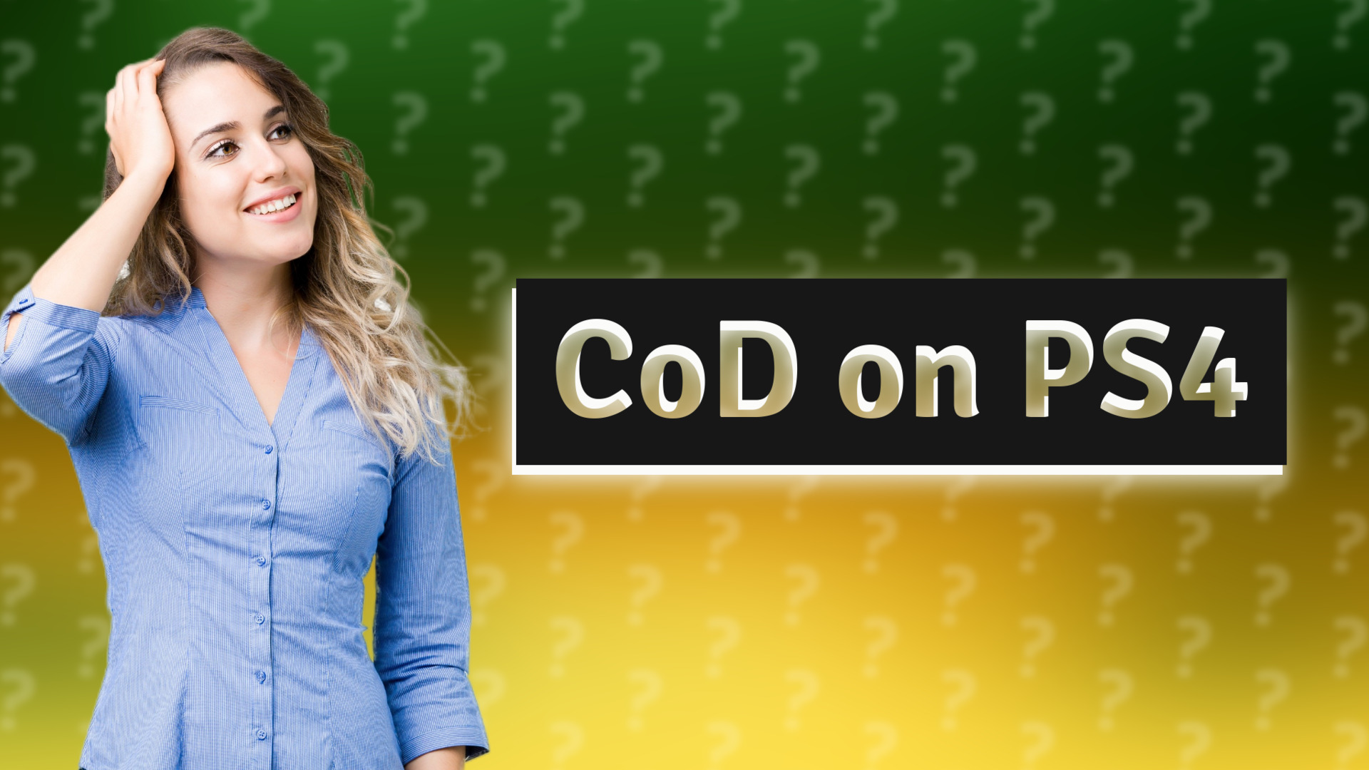 CoD on PS4