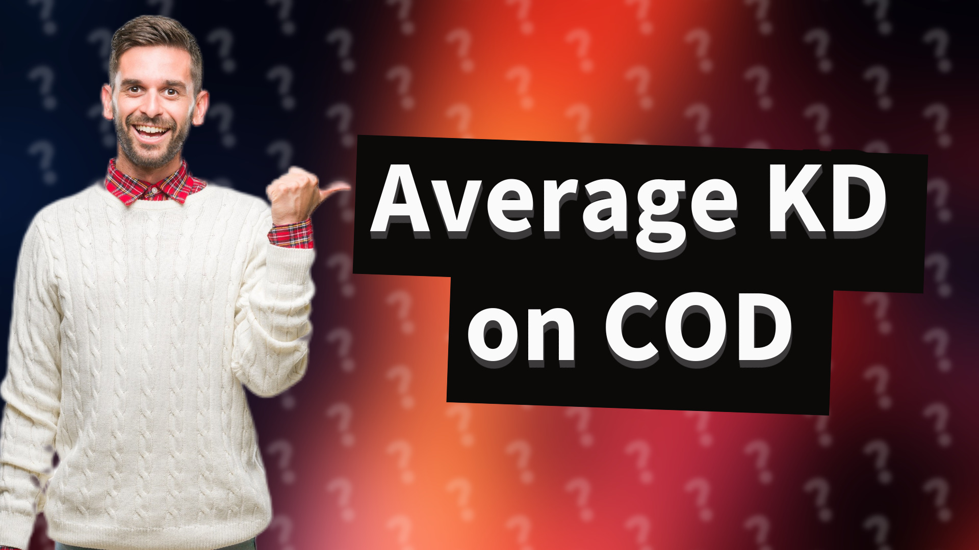 Average KD on COD