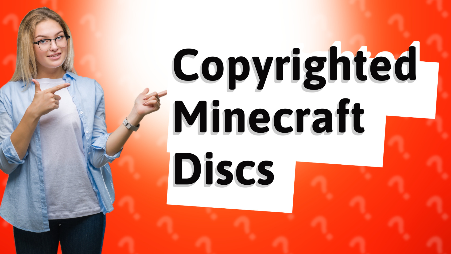 Copyrighted Minecraft Discs
