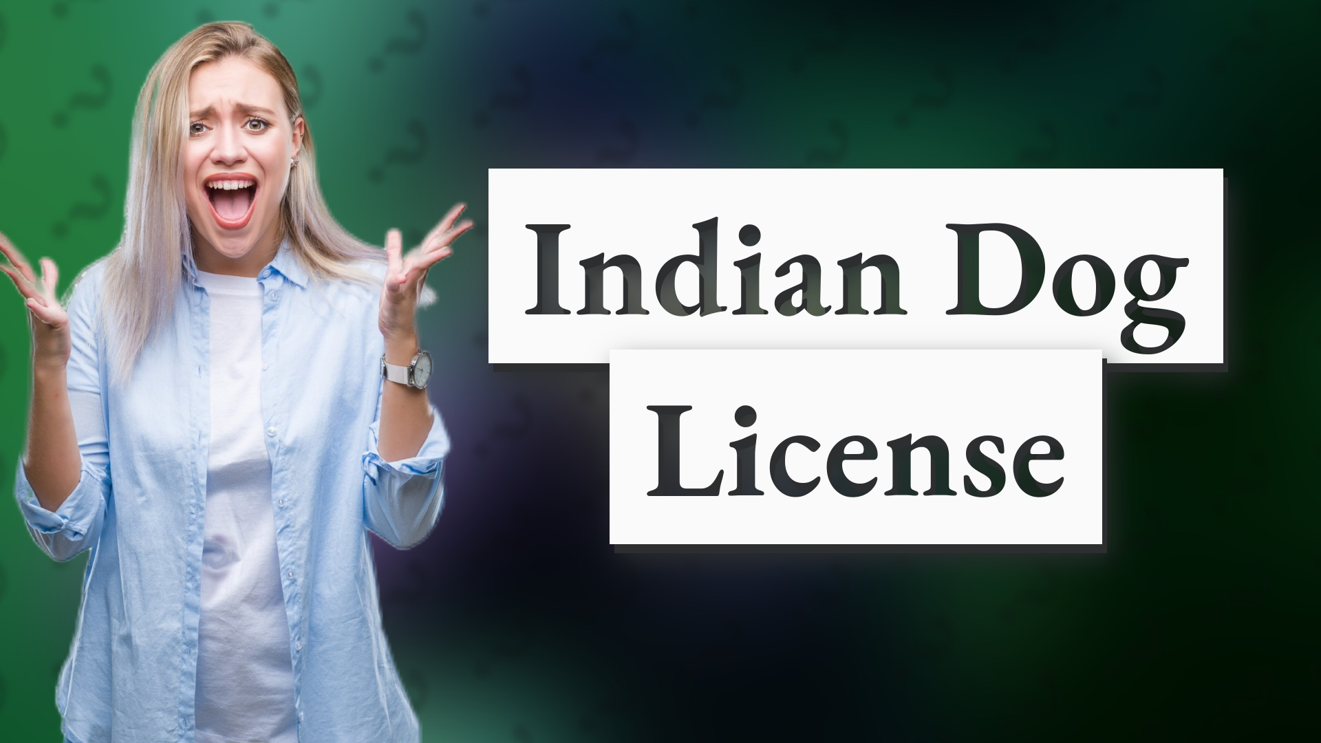 Indian Dog License