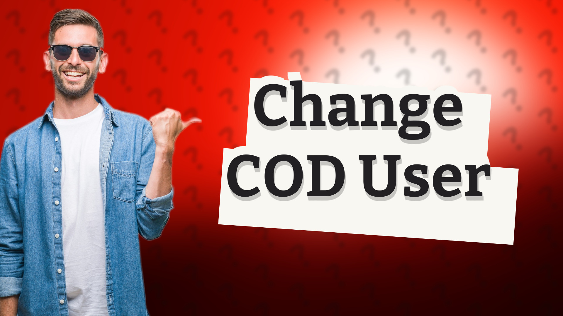 Change COD User