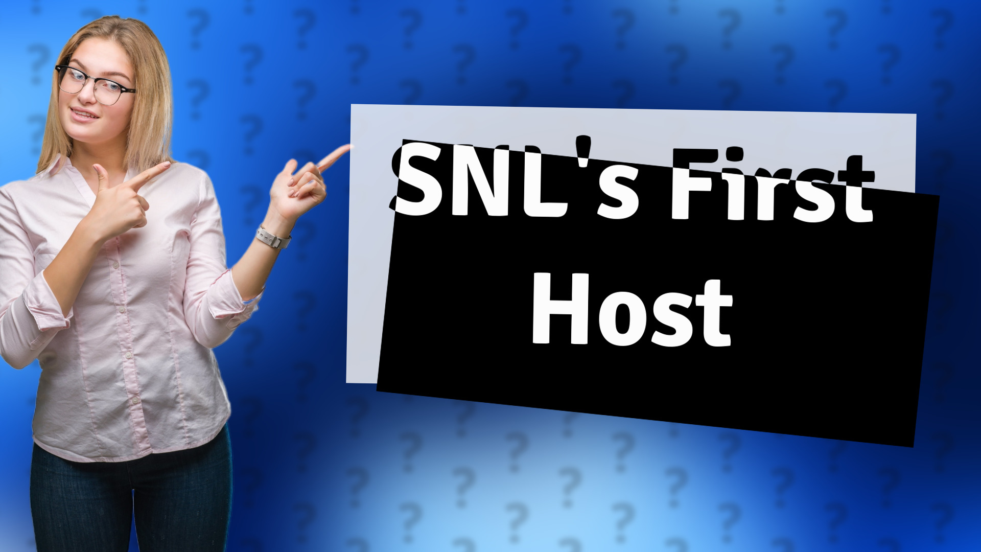 SNL's First Host