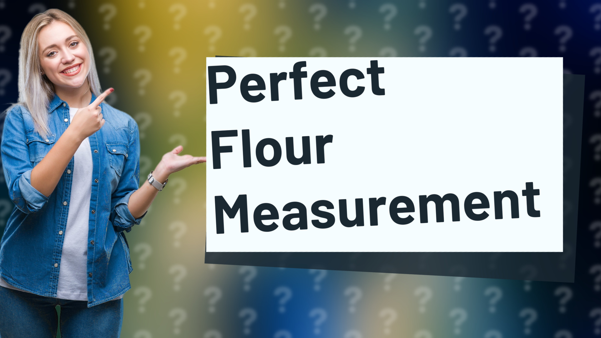 Perfect Flour Measurement