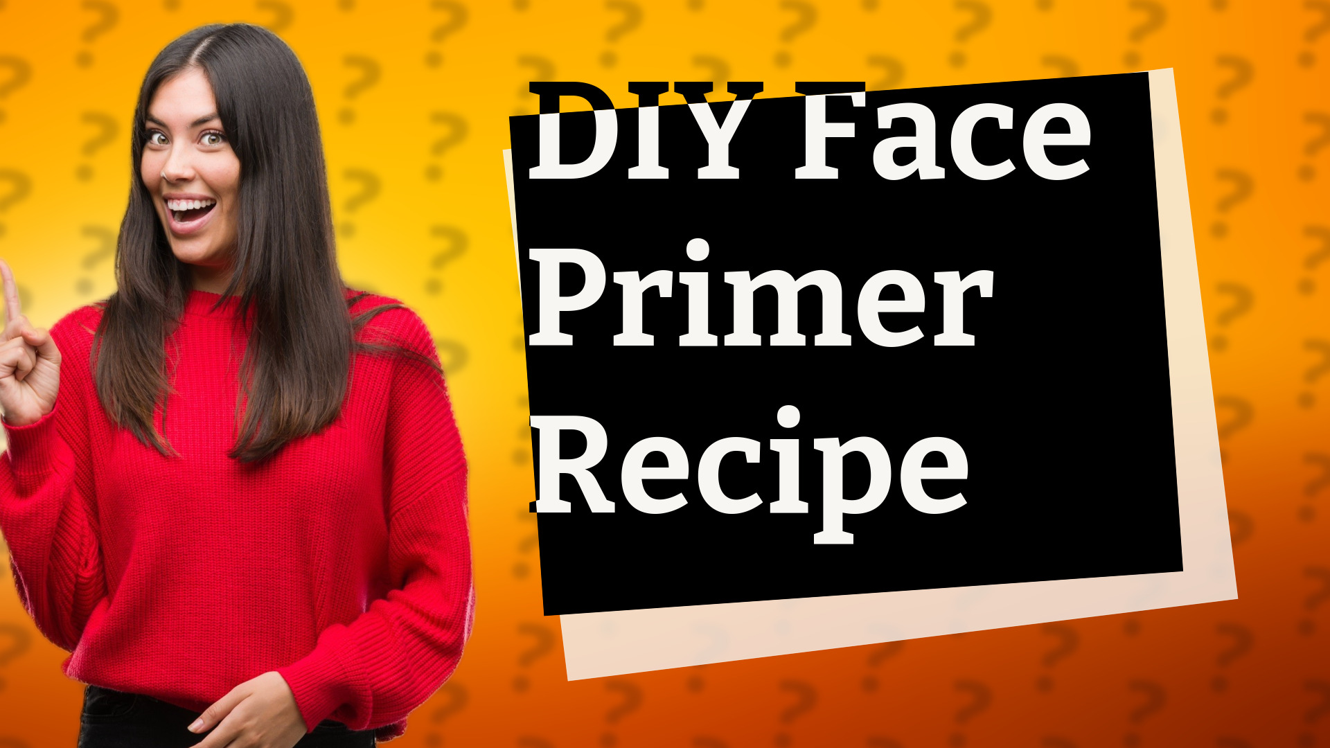 DIY Face Primer Recipe