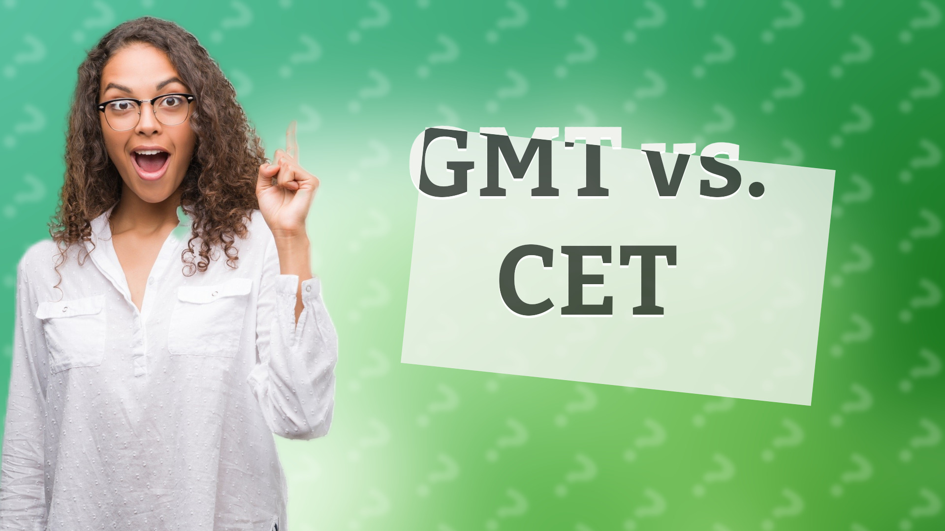 GMT vs. CET