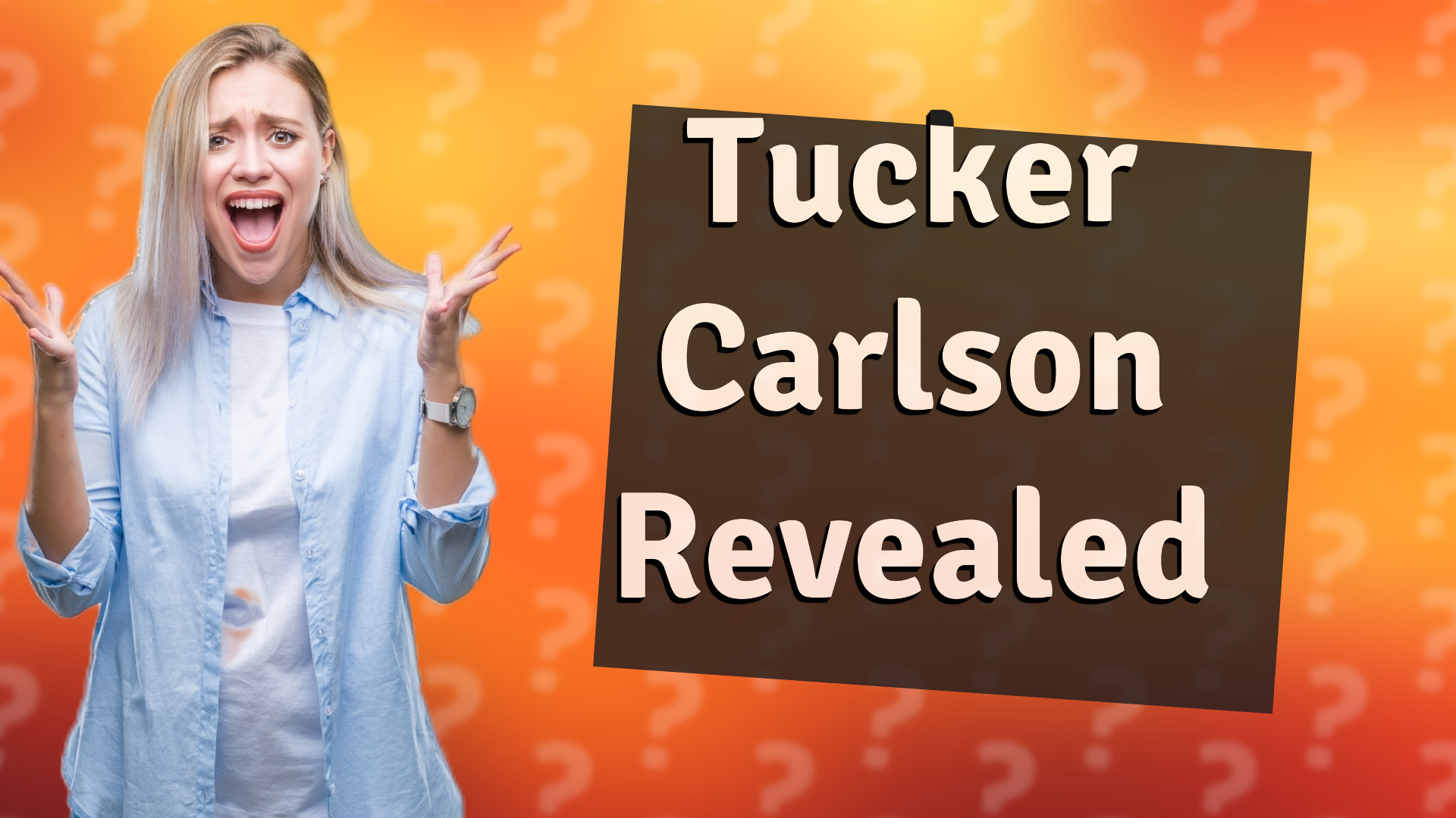 Tucker Carlson Revealed