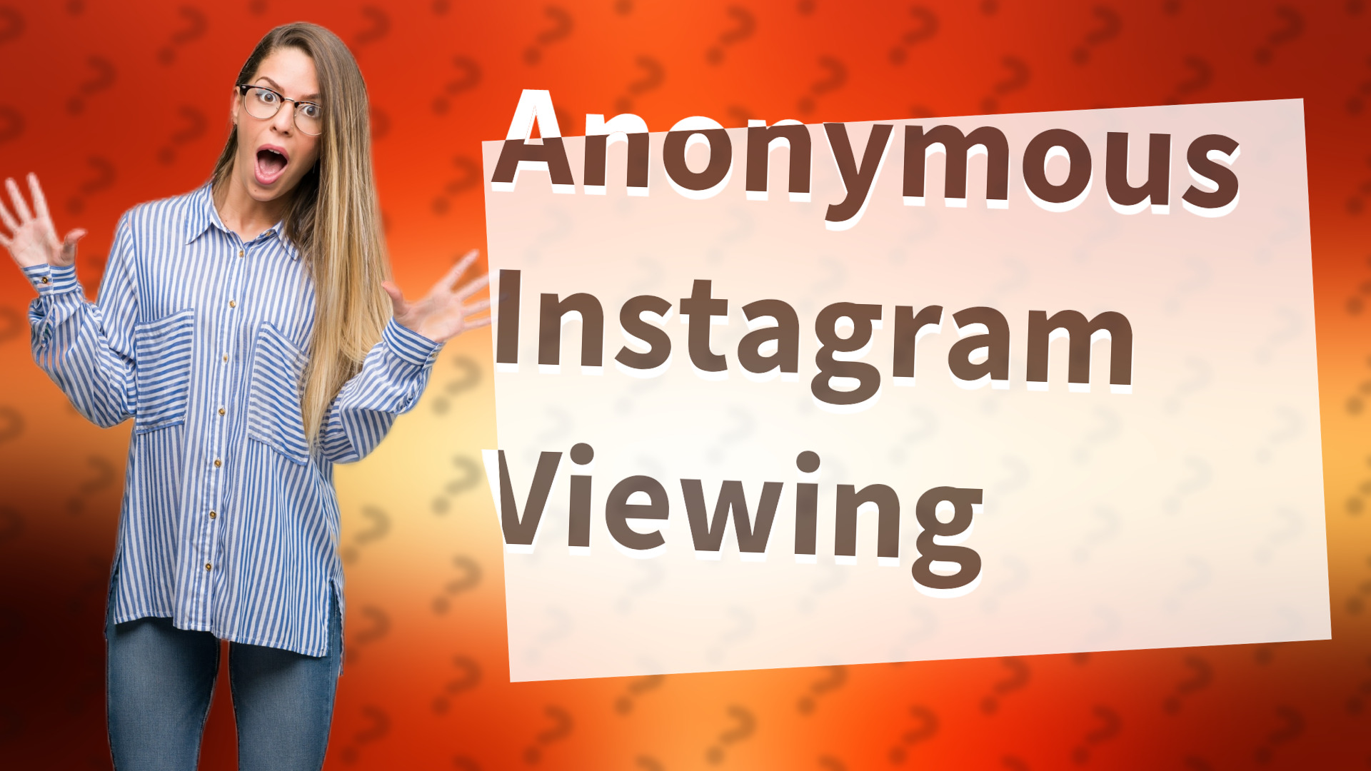 Anonymous Instagram Viewing