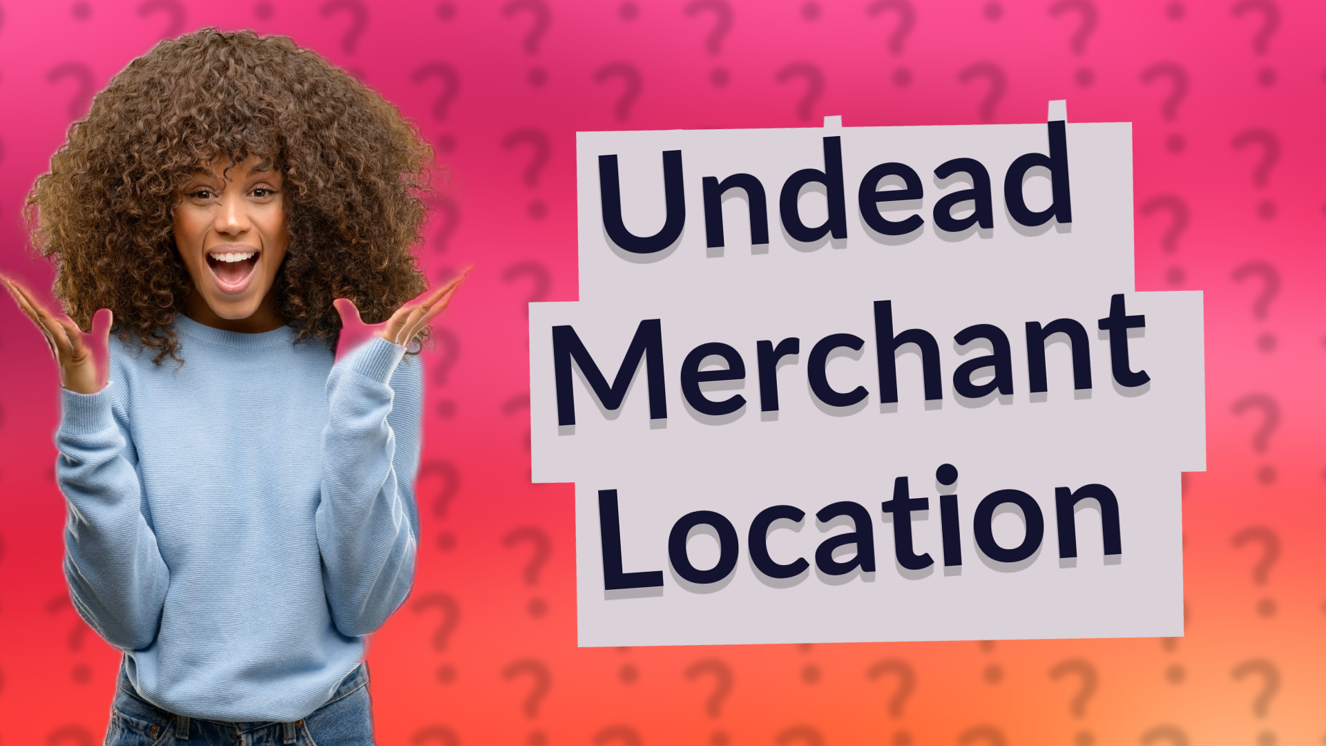 Undead Merchant Location