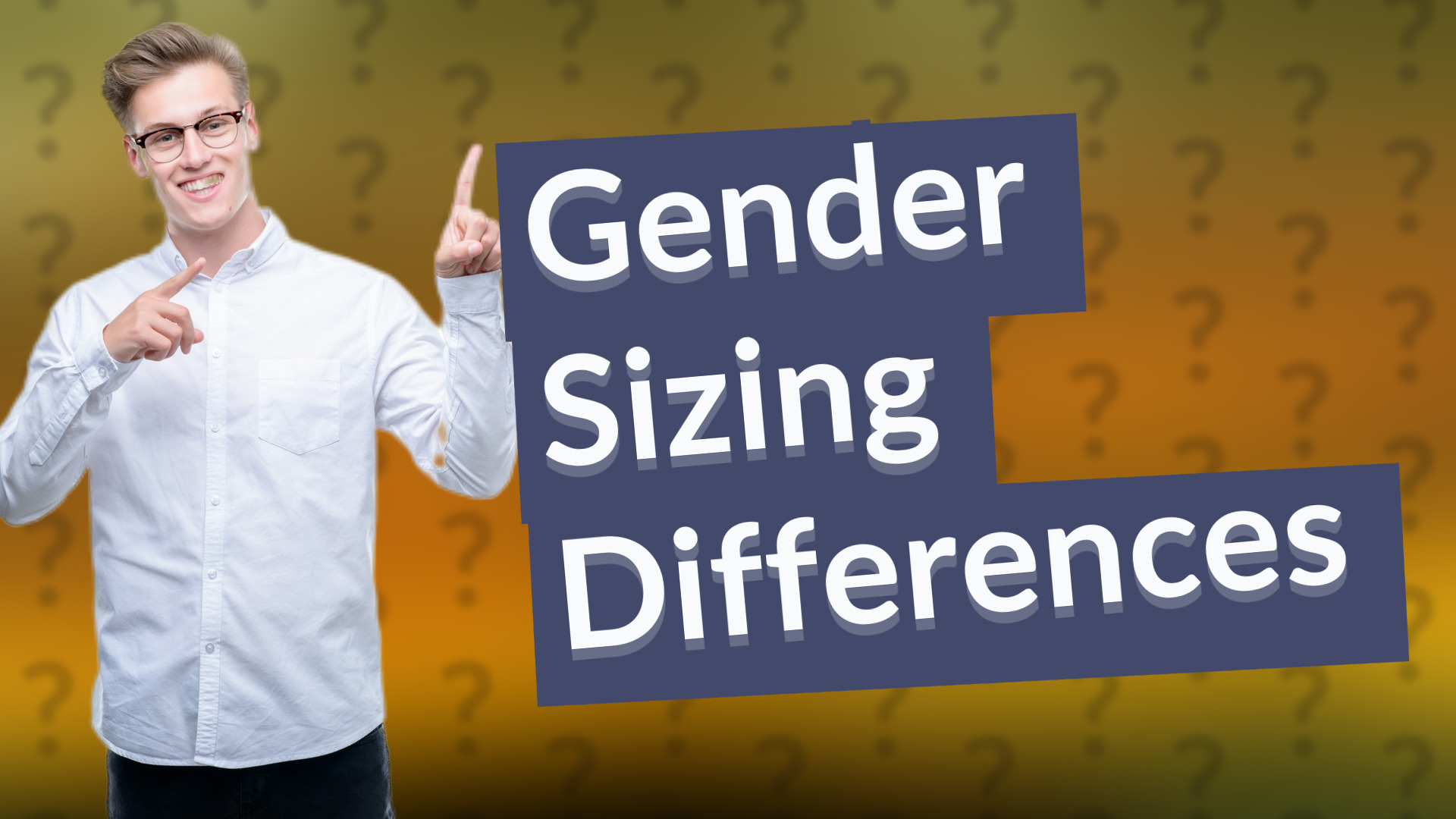 Gender Sizing Differences