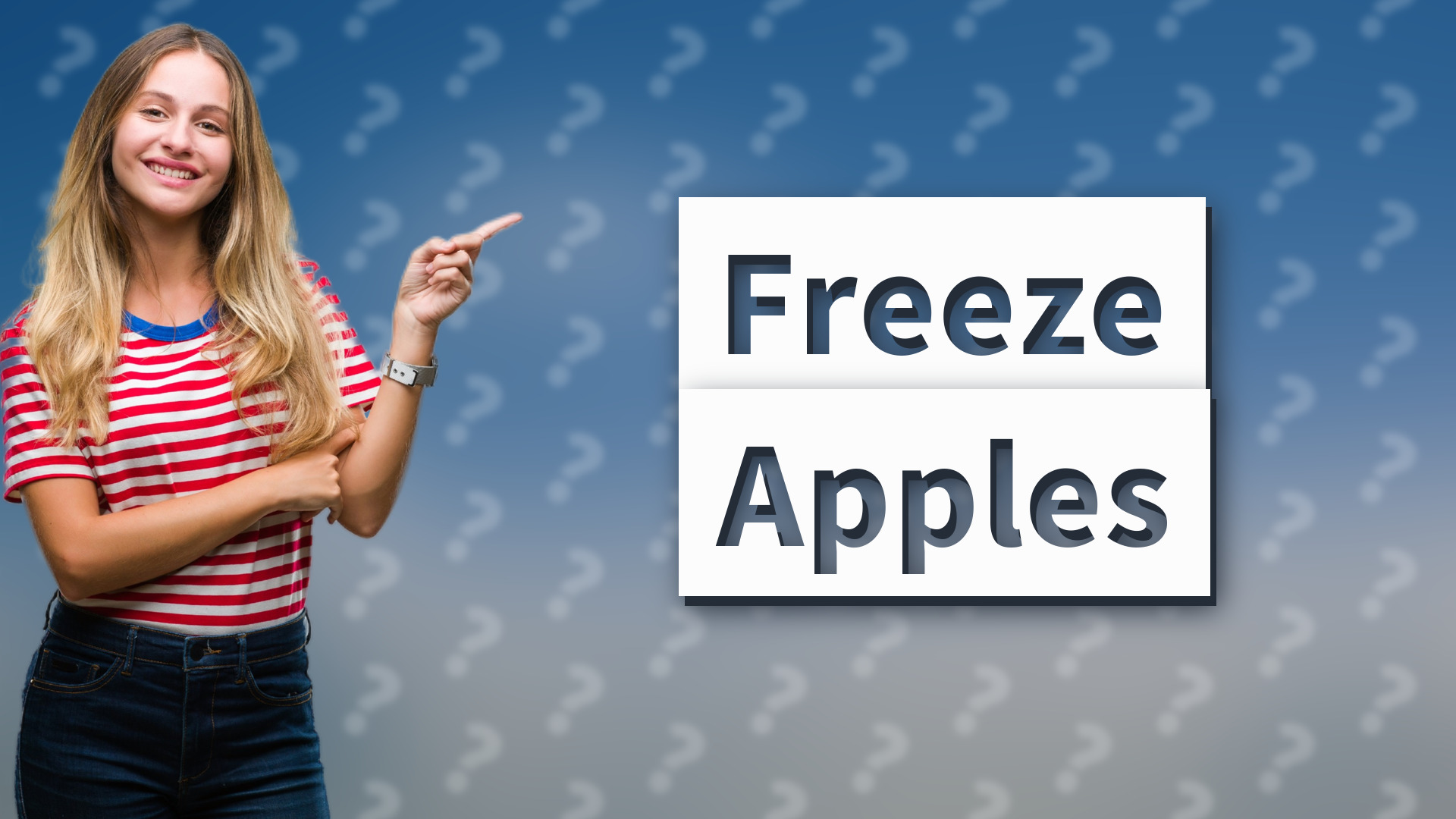 Freeze Apples
