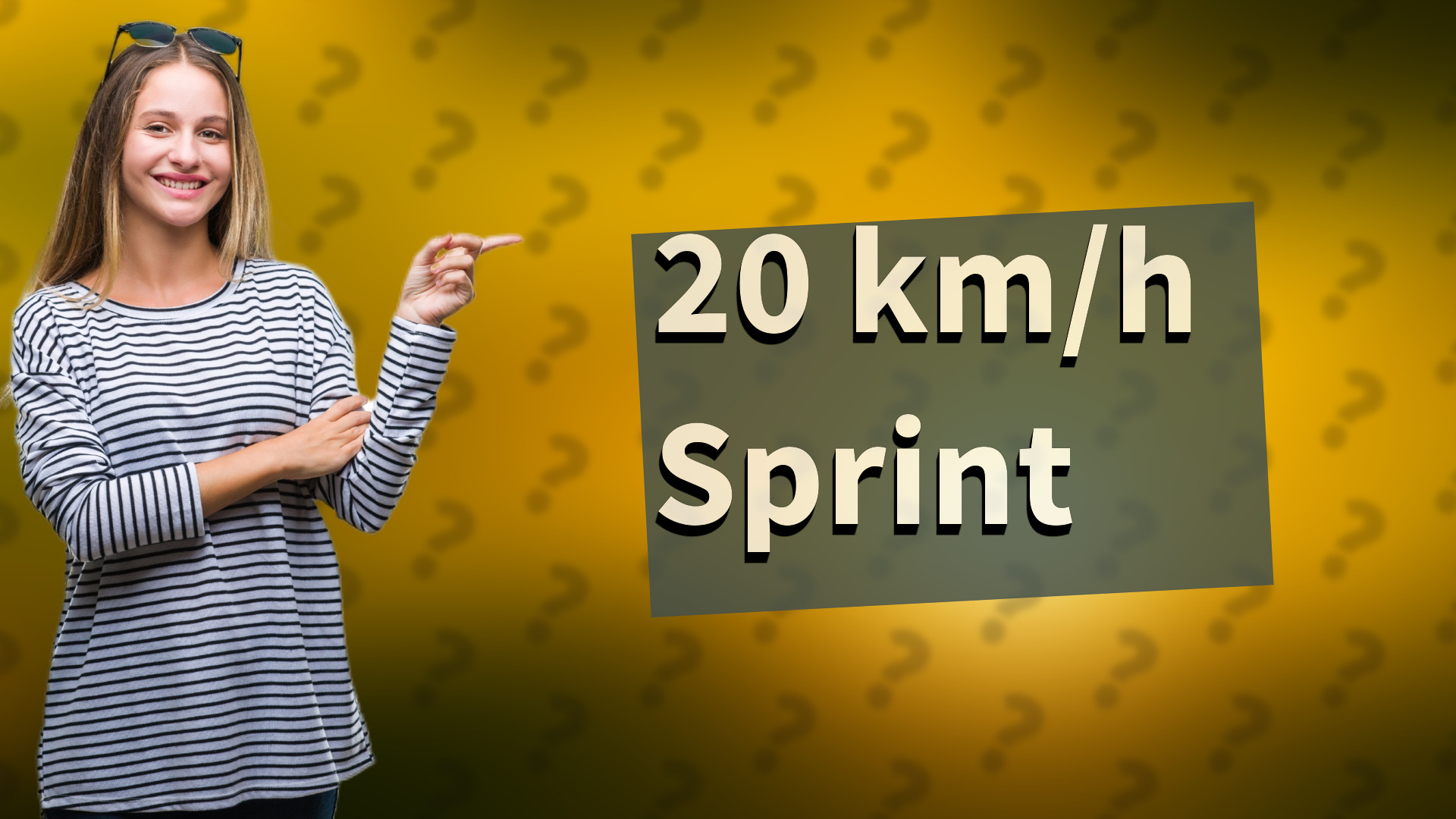 20 km/h Sprint