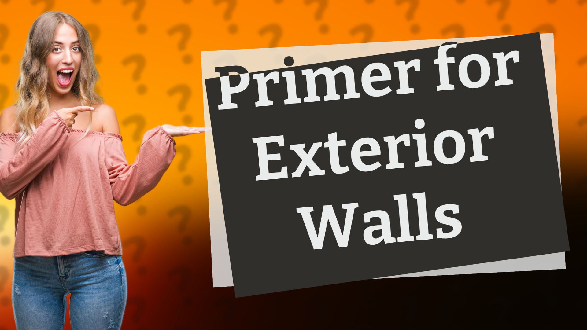Primer for Exterior Walls
