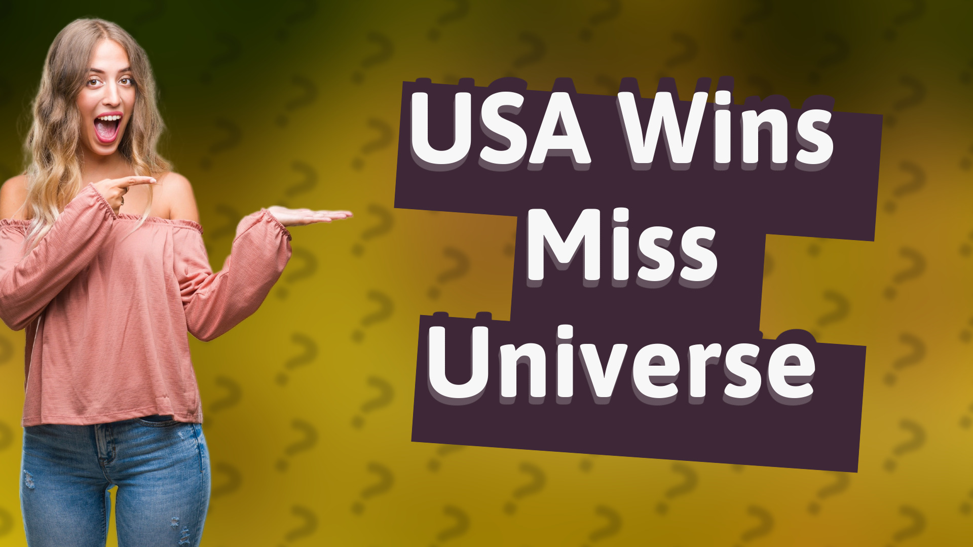 USA Wins Miss Universe