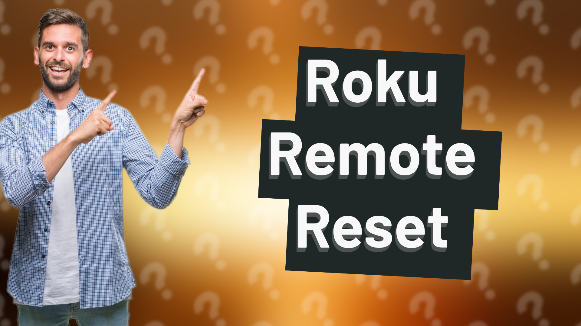 Roku Remote Reset