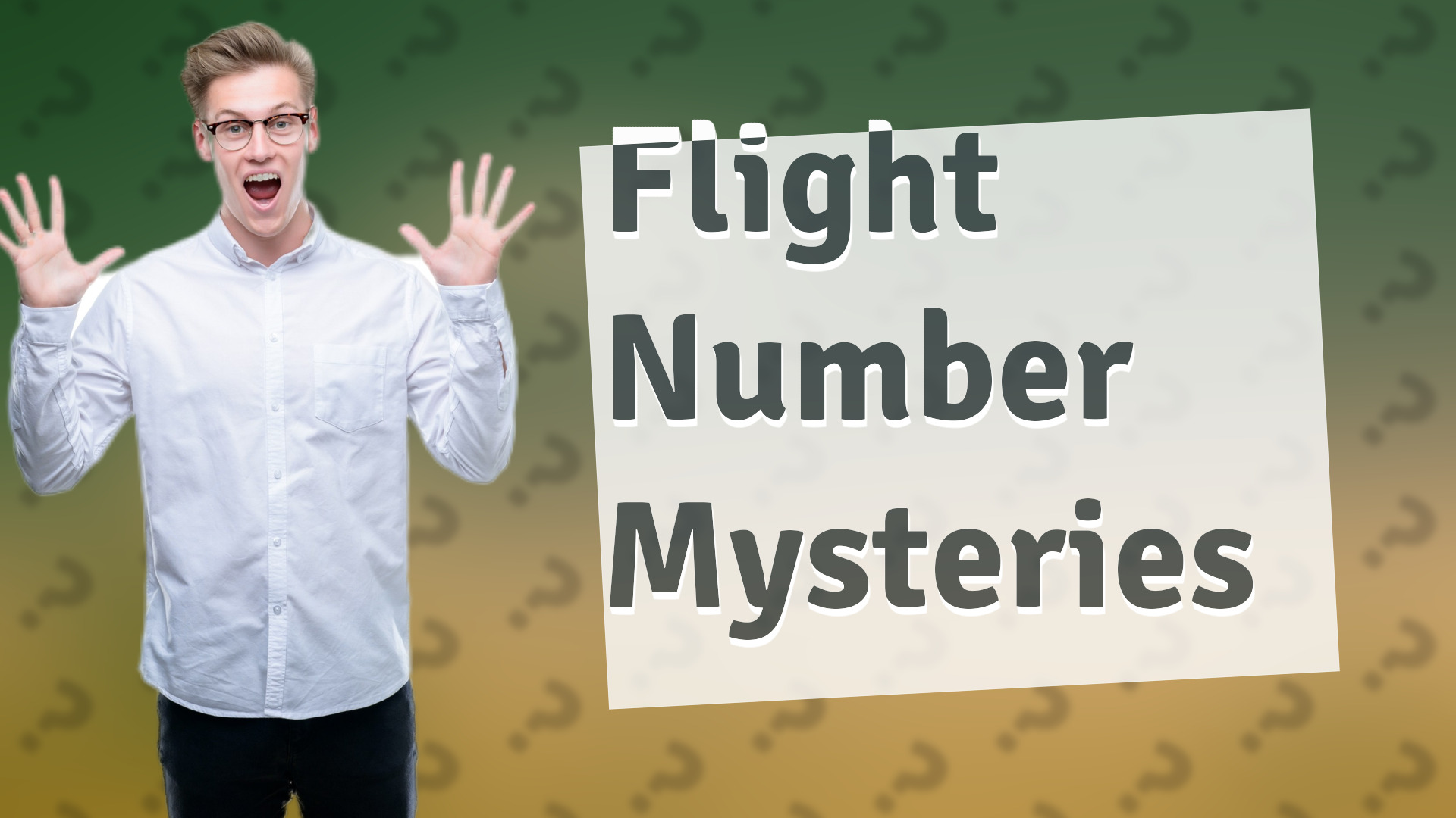 Flight Number Mysteries