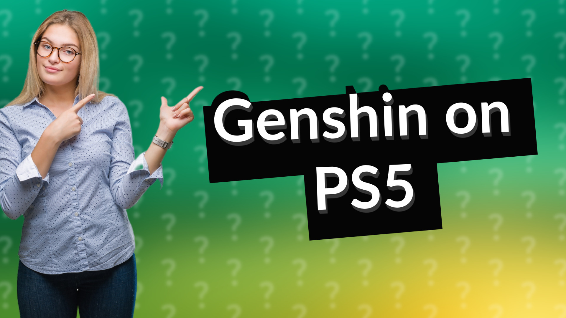 Genshin on PS5