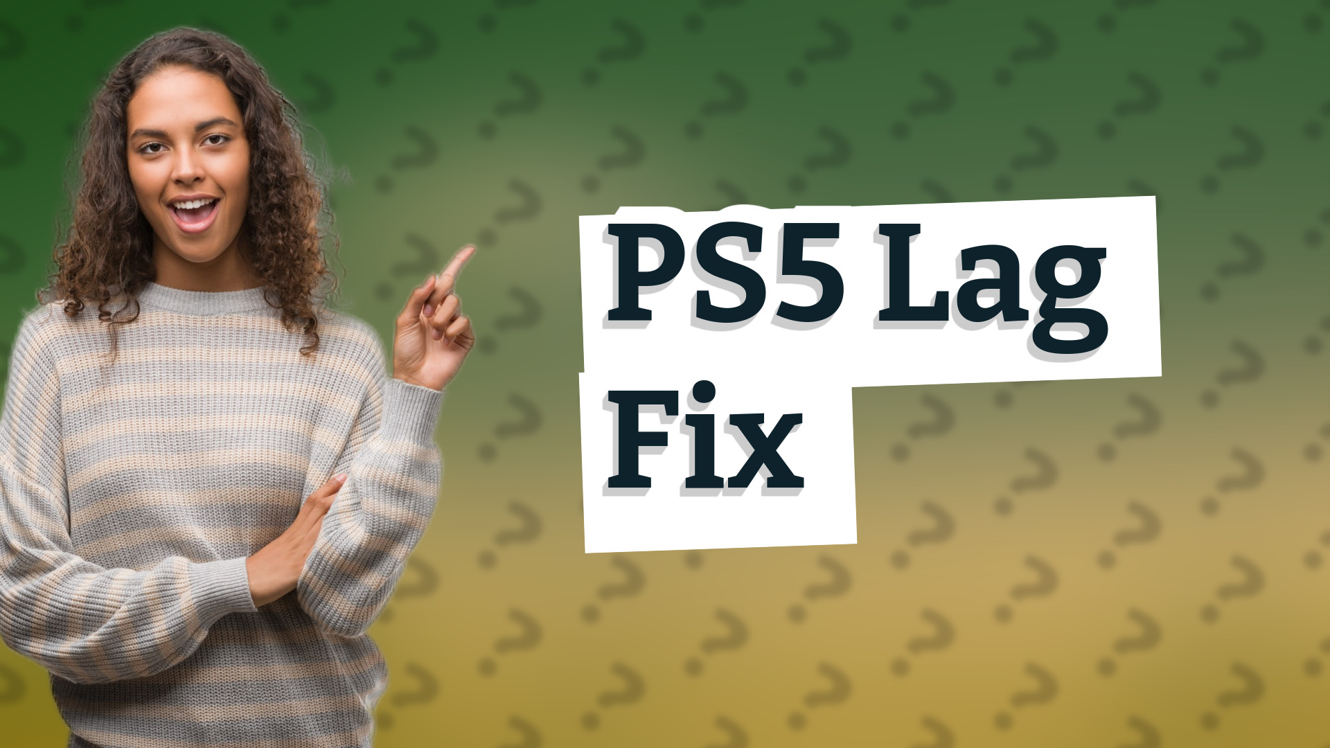 PS5 Lag Fix