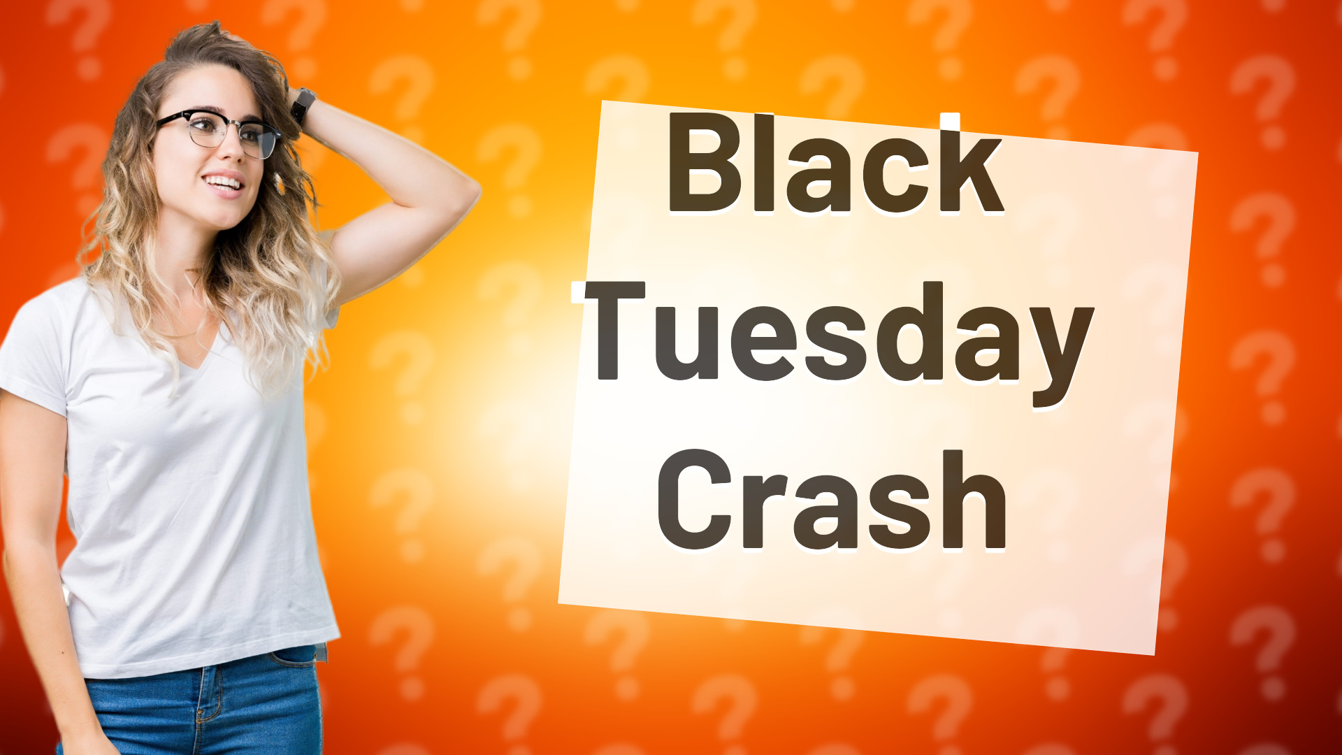 Black Tuesday Crash