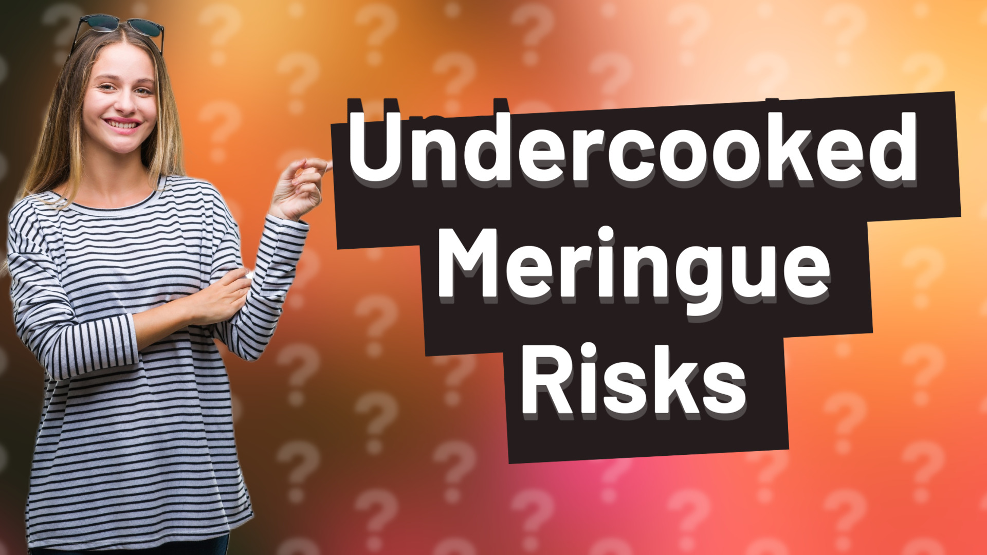 Undercooked Meringue Risks